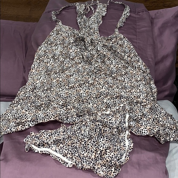 Victoria’s Secret 2pc Lingerie Leopard Print Set - Picture 1 of 8